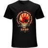 Xhaxhi Men's T-Shirt Five Finger Death Punch, 5FDP Soft Men's Workout Shirt Round Neck Sports T-Shirt for Men Breathable