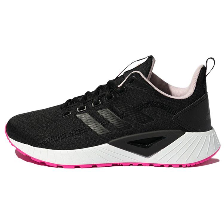 Adidas Neo Questar Thick Sole Sports Non-Slip Wear-Resistant Breathable Low-Top Marathon Running Shoes Women Sneaker Black GY3341