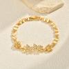 Dainty Shiny Cubic Zircon Butterfly Bracelet, Endless Love Infinity Symbol Charm Wristband Bracelets for Women Jewelry Wedding