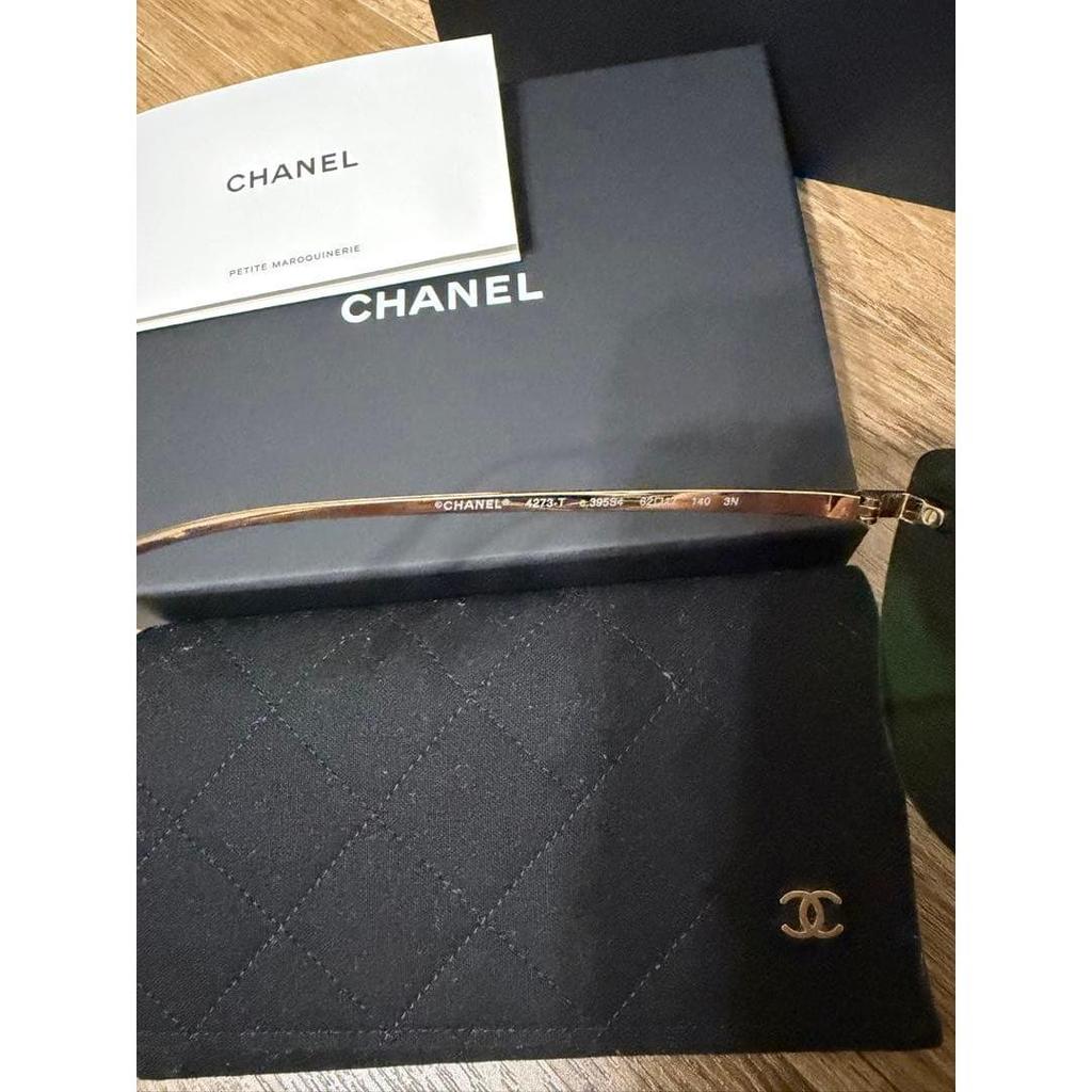 Used Beautiful Item! CHANEL sunglasses4273-T