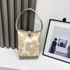 Borsa a Secchiello da Donna Stampata Casual Carina Borsa a Mano Borsa alla Moda Borsa a Spalla