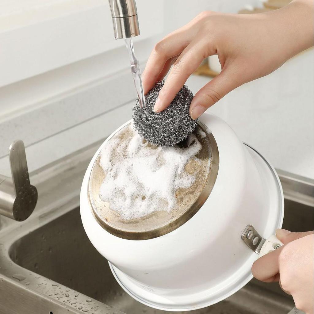 Stainless Steel Wire Cleaning Brush for Kitchen Dishwashing