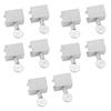 10pcs Cerradura de Seguridad para Ventana Corredera Tope de Puerta de Seguridad Cierre de Seguridad Instalación sin Taladro Antirrobo