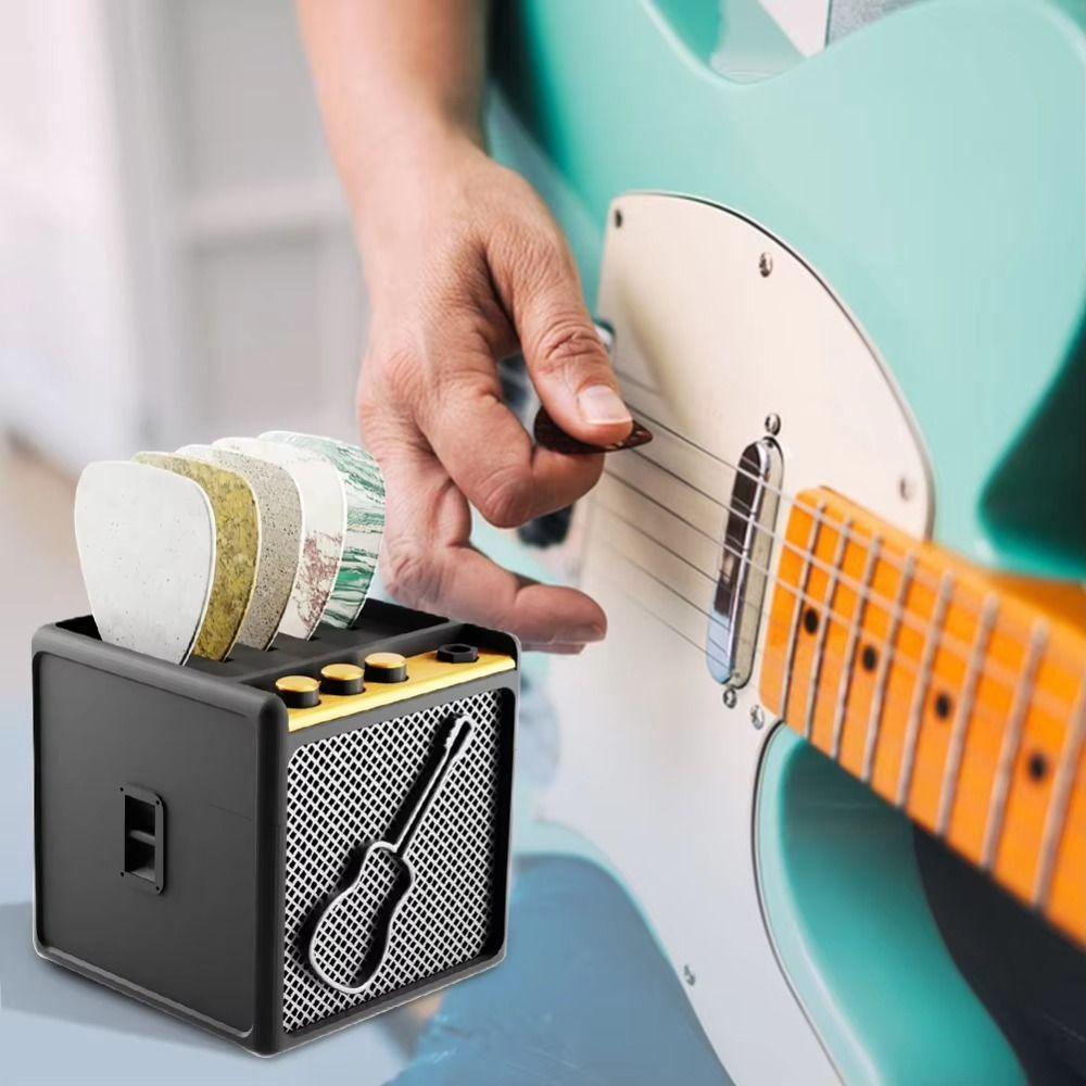 3D Printed Guitar Pick Holder Large-capacity Guitar Picks Storage Case  Home
