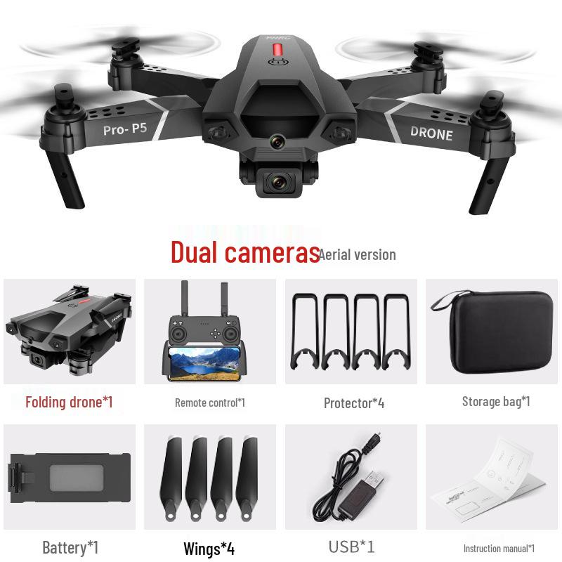E88 Mini Foldable Brushless Drone with Optical Flow & Remote Control for Aerial Photography
