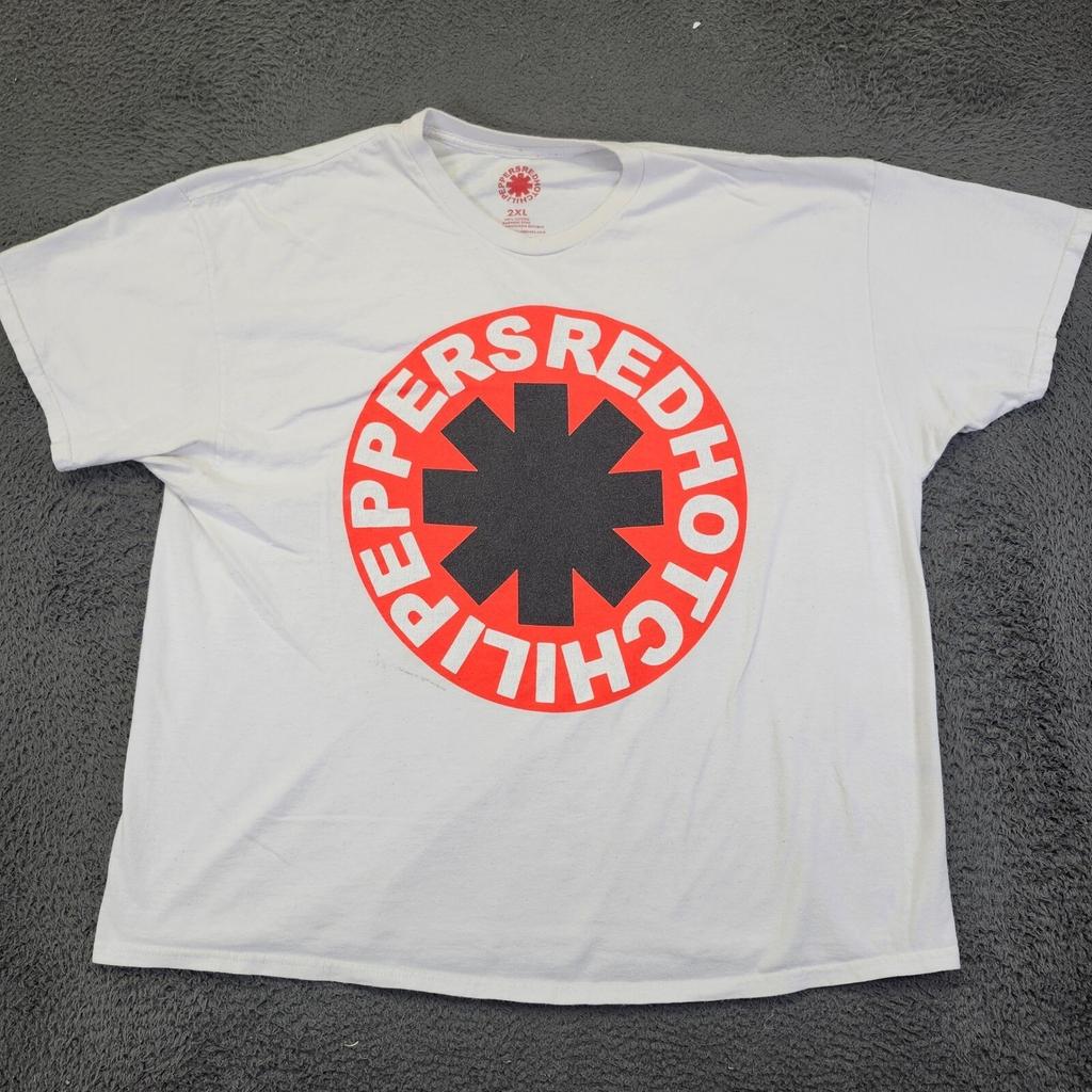 Red Hot Chili Peppers World Tour 2022-2023 Graphic 2XL White Unisex T-Shirt