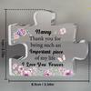2D Flat Acrylic Nanny Puzzle Decoration, Indoor and Outdoor Decoration - No Battery/electricity Required, Free Day Decoration, Shop Decoration, Durab
