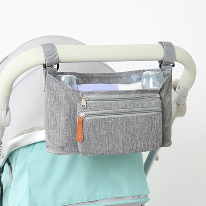 Baby Stroller Bag with Separate Pocket Diaper Bag Waterproof Mommy Travel Bag Maternity Organizer Bag