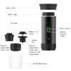 1Pc Portable 3-in-1 electric espresso machine with automatic heating for use in cars, offices, camping, and hiking
