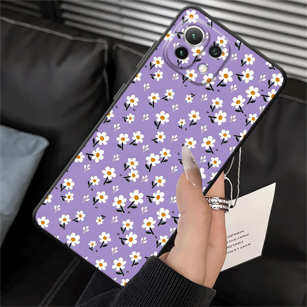 

Case for Xiaomi Mi 12X 11T 14 11 12T Pro 13 Lite 10T 12 Funda Phone Cover Cartoon Daisy Xiaomi 14