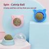 Catnip Ball Cat Toy Self-exuberant Teething Catticker Stick To The Wall Lick Lick Roca Ready-to-eat Baby Cat Supplies LS
