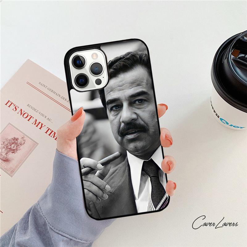 Saddam Hussein Iraq Arabic Phone Case For iPhone 17 Air 14 15 16 13 12 For Apple iPhone 17 Air 11 Pro Max Plus Coque
