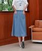 PIGMENT [Short Ver] A-Line Denim Skirt (Ccsk260318)