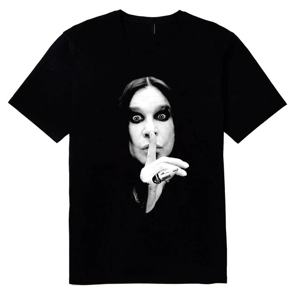 Ozzy Osbourne Heavy Metal Legend T Shirt Men Women O-neck Print Short Sleeve T-shirt Reprint Humorous Hip Hop Top Clothing