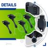 4X OEM Ignition Coil For Nissan Altima Sentra Versa UF549 UF509
