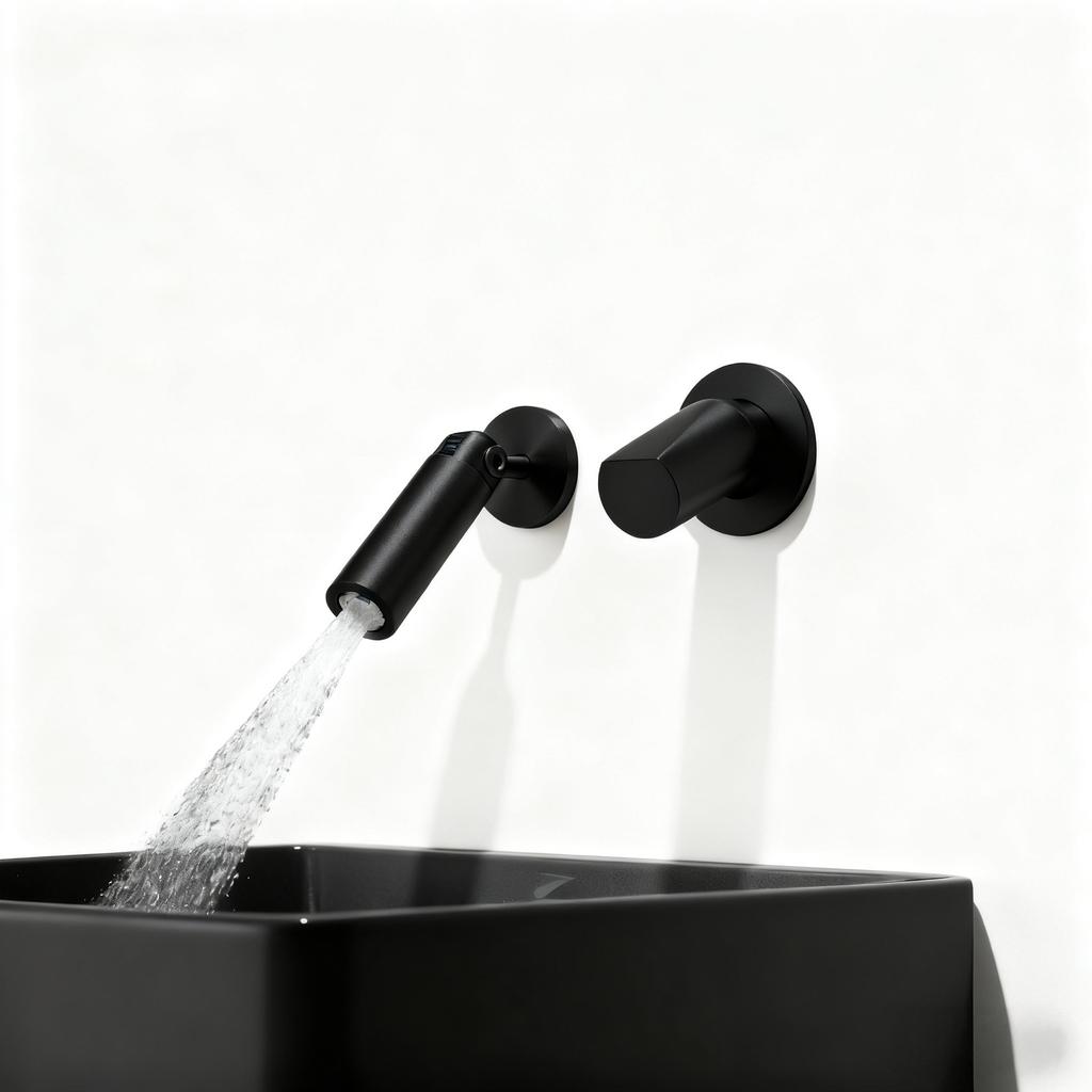 New Basin Faucet Hot Cold Sink Mixers Basin Faucet Rotation Spout Sink Mixer Brass In-wall Gray Single Lever Basin Faucet
