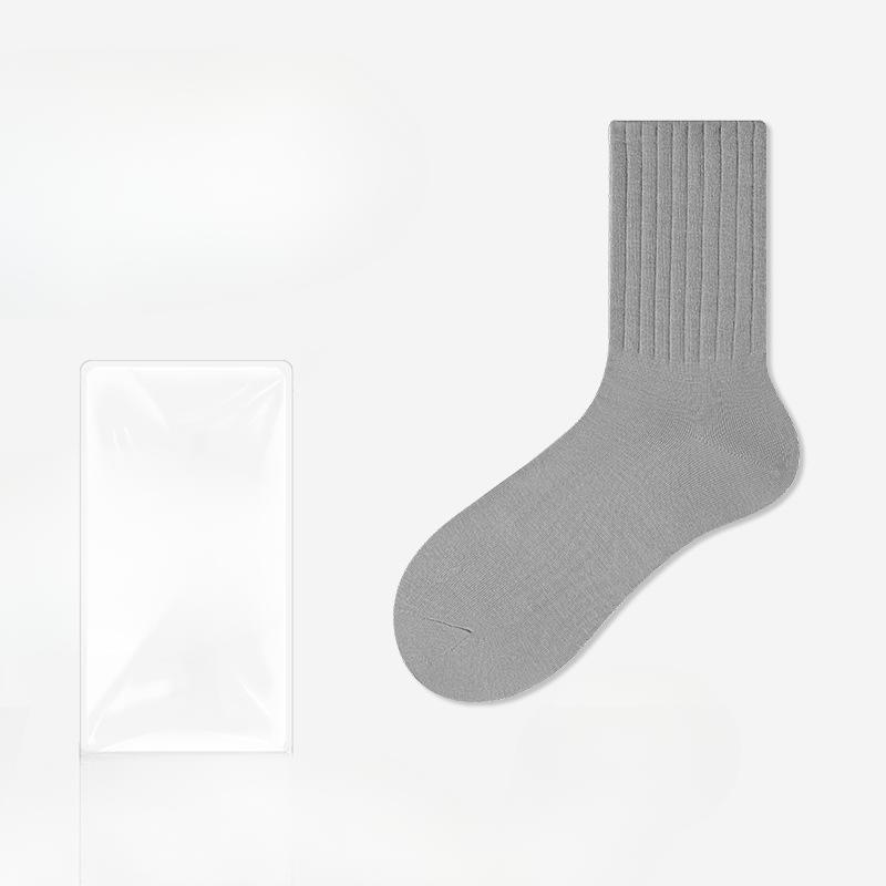 Female Spring and Autumn Pure Cotton Moon Son In The Tube Pile Pile Socks