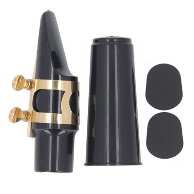 Altsaxophon Mundstück Set ABS Struktur Metall Schnallenklemme 2.5 Blatt Saxophon Mundstück Set