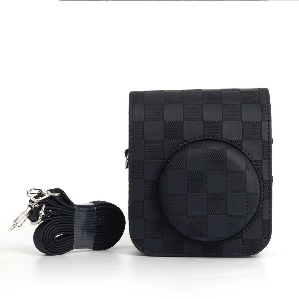 [Film Lab] Instax Mini 12 PU Leather Camera Case Soft Protective Case with Strap CAA45