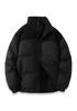 2025 Men's Trendy Color Block Puffer Jacket - Thick, Warm Cotton for Autumn/Winter.
