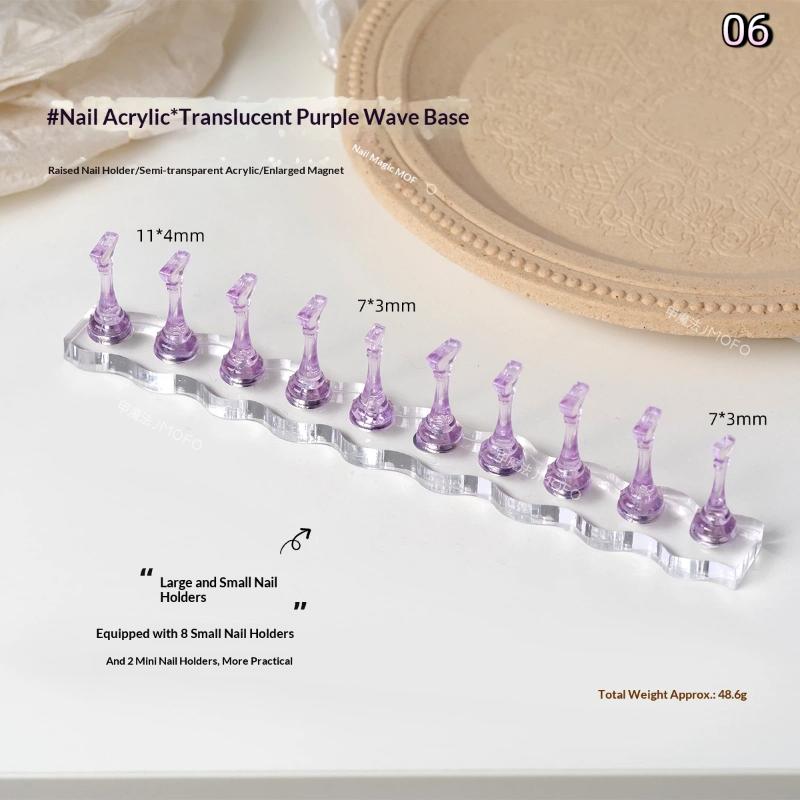 

Магнітний стенд для практики манікюру та нейл-арту, набір, висота, підставка для тренування кінчиків накладних нігтів, акрилові інструменти для практики манікюру