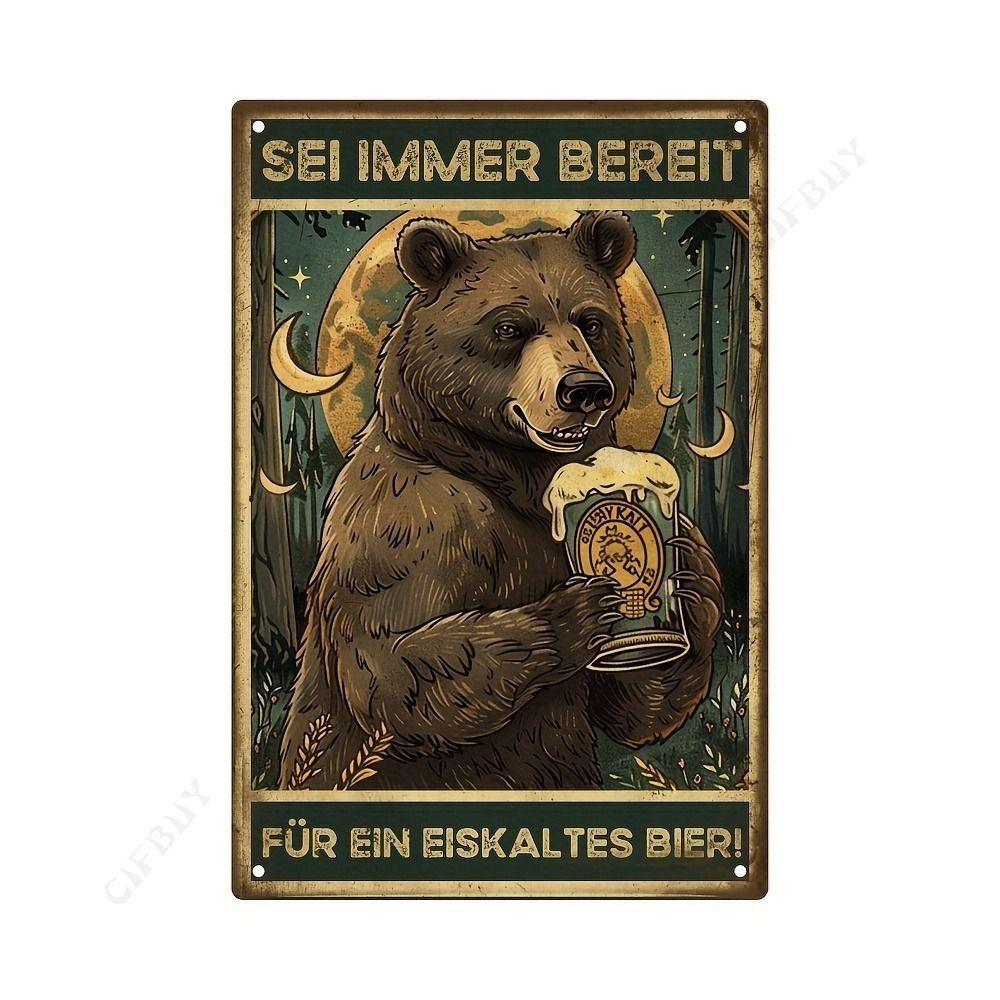 Funny Beer Poster Metal Tin Sign 20x30 cm Wall Decor Gift