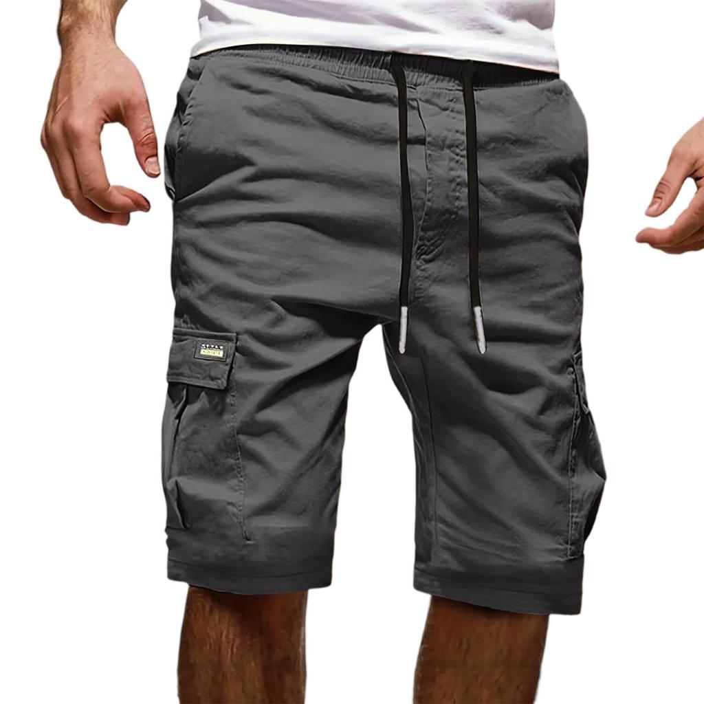 Men's Casual Cargo Shorts, Outdoor Sports Running Quick-drying Lightweight Five-inch Cargo Shorts With Multi-pocket