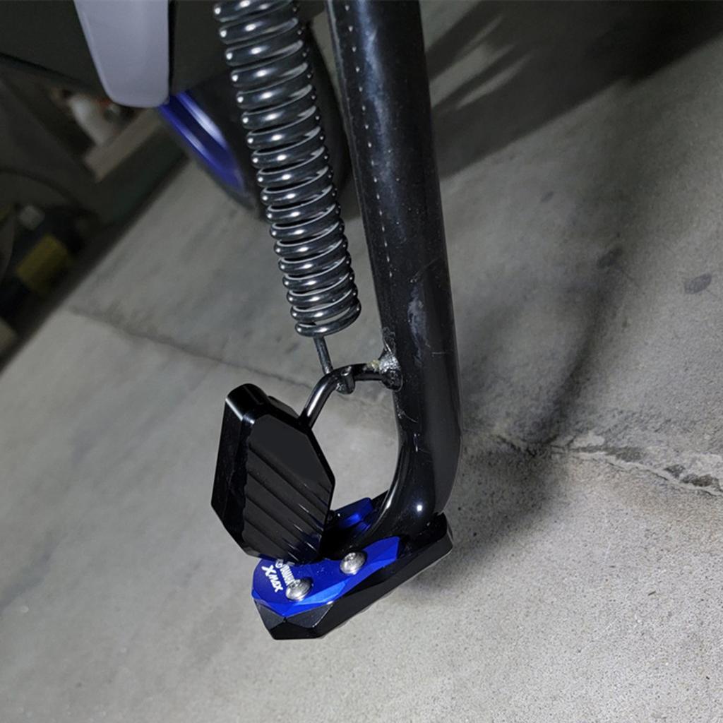 Aluminum Kickstand Auxiliary Foot Side Stand Grip Enlarger Extension Foot Pad Support Motorcycle for Xamx300 125 250 350