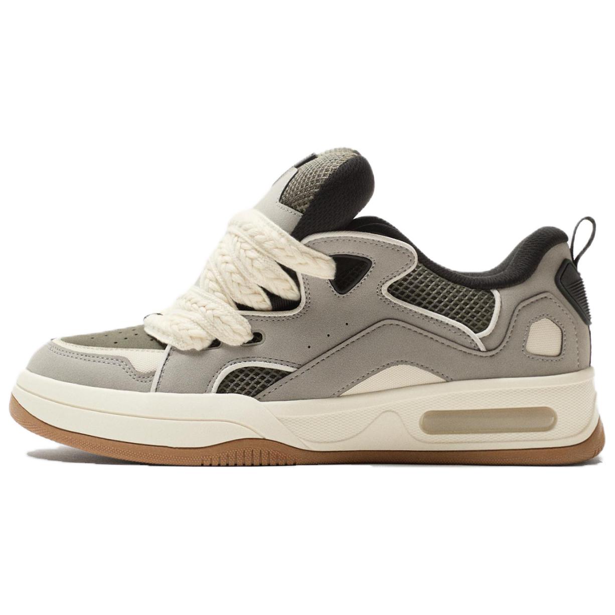 

Zara Полиэстер ПУ Модные Повседневные Кеды для Скейтбординга Мужские кроссовки Серо-зеленые 12212520202 41