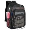 Mesh Fitness Bag Comfortable Shoulder Strap Fitness Training Bag High-Capacity Breathable Wear-resistant for Commuting Swimming