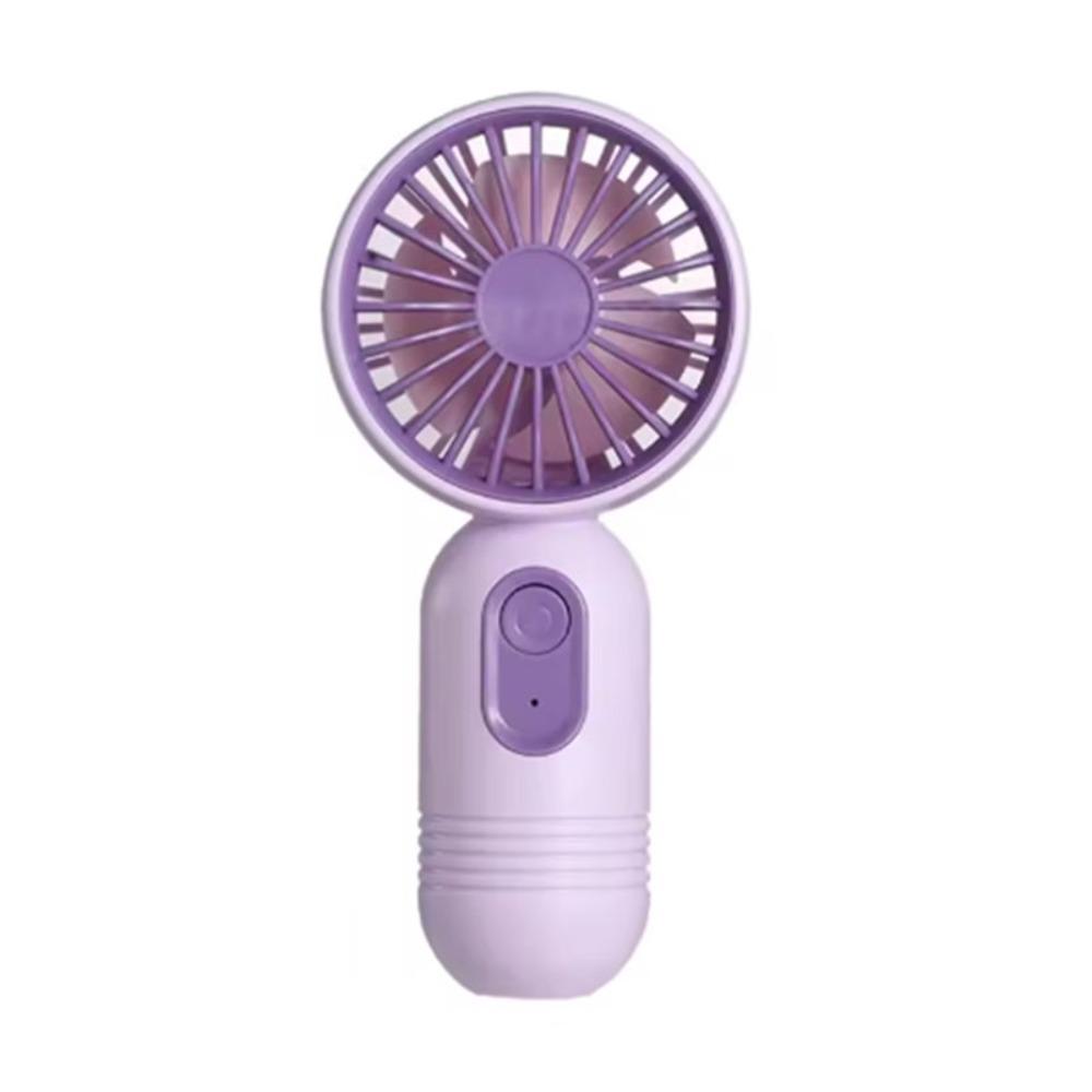 

Low Noise USB Rechargeable Fan Mini Pocket Fan Portable Handheld Fan Summer Gift фиолетовый