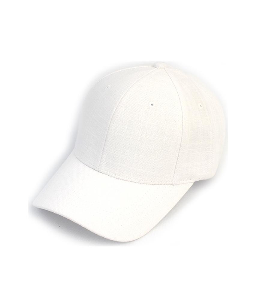 Yunibeosyeolkemiseuteuli Linen Muji White Ballcap Linen Hat