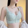 Front Open Buckle Underwear Women Gathered Anti-sagging Corrective Collection Pair Breast Bra Beautiful Back Lace Embroidered Thin Bra Large Size