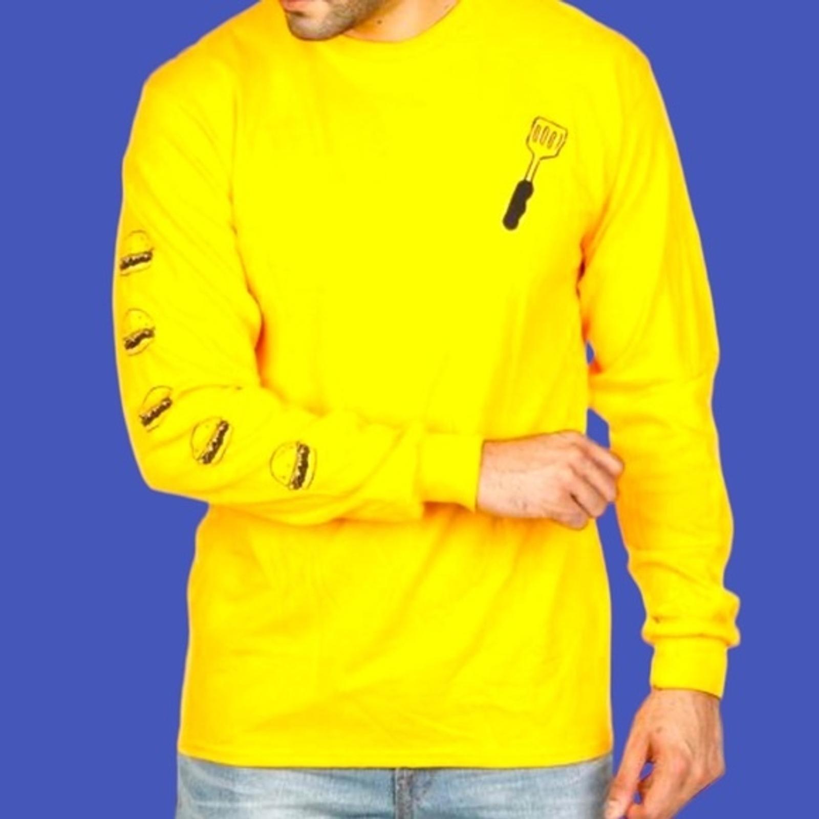 Men s Long Sleeve SpongeBob SquarePants Krusty Crab Graphic Tee. Nickelodeon. 3XL