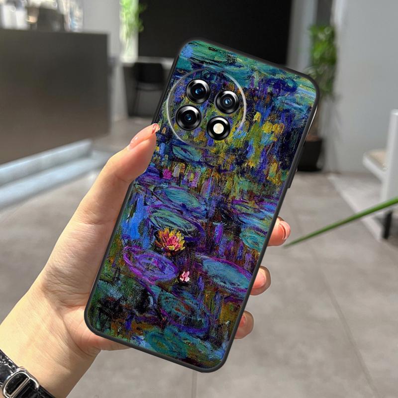 

Monet Oil Painting Case For OnePlus Nord CE 5 2 3 4 Lite N30 N20 OnePlus 15 13 12 11 9 10 Pro 10T 13R 15R Cover OnePlus 13