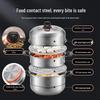 MAXCOOK MCZ047 32cm 3-Layer Stainless Steel Steamer & Soup Pot