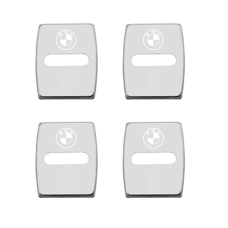 4Pcs Titanium Alloy Car Door Lock Protective Cover For BMW X3 X5 X4 X6 X7 X1 E46 E90 E60 F30 F10 E39 E36 F20 G20 G30 E92 E87 E91 VM4