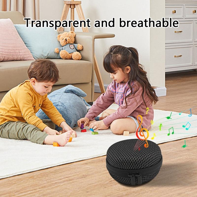 Hard Protective Carrying Case with Handle Straps For 1/2/3 Speaker Travel Storage Bag
