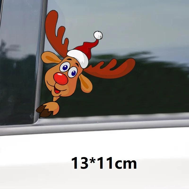 

Украшение автомобиля Рождество Санта-Клаус Машущий стикер Автомобильный задний дворник Наклейка на стеклоочиститель Теги Наклейки на задний дворник Милый автомобиль