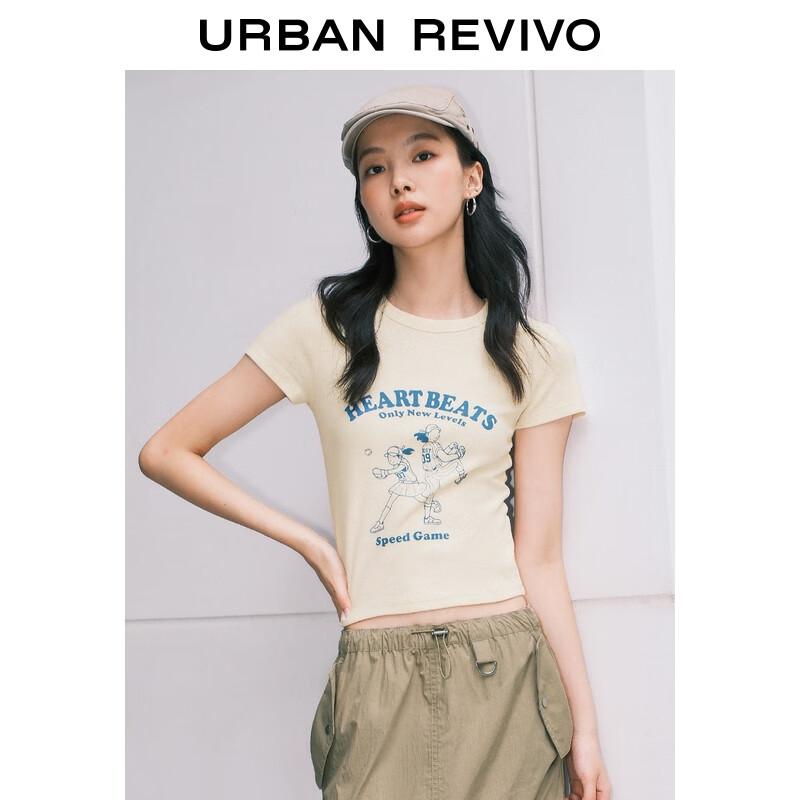 UR Women's Whimsical Cartoon Print Short-Sleeve T-Shirt