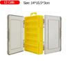Fishing Tackle Box 12 14 Compartments Fishing Accessories Lure Hook Storage Case Double-Sided PP Fishing Tool Organizer Boxes