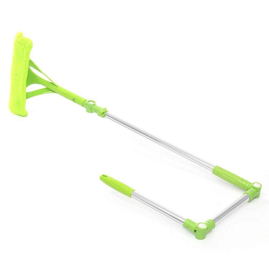 196cm Safe Telescopic High-Rise Window Cleaning Brush Flexible Rotation Glass Cleaner Windows Dust Brush
