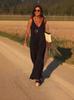 Womens Summer V Neck Tank Dress With Stripes And Beads For Casual Travel