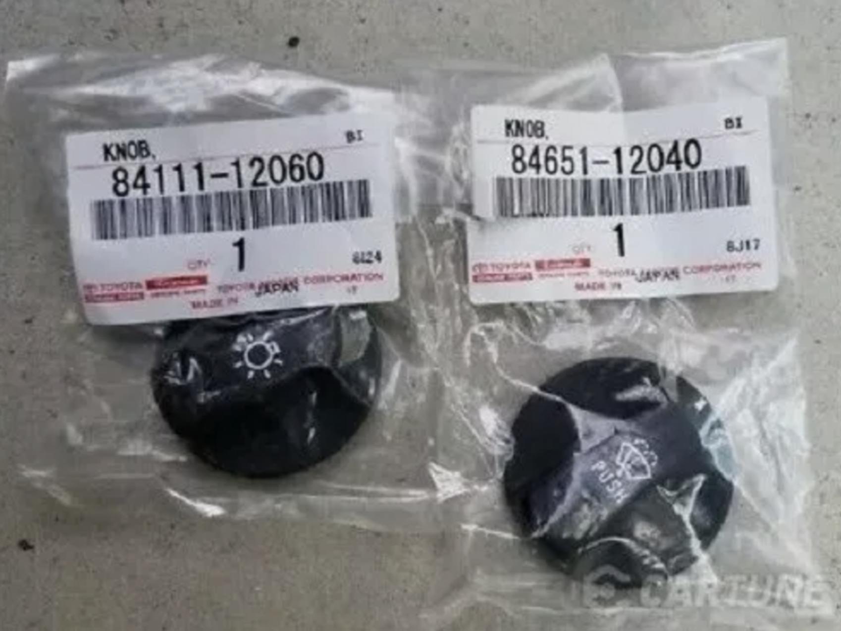 

TOYOTA GENUIE Corolla CP AE86 Coupe Wiper Light Dial Switch Control Set