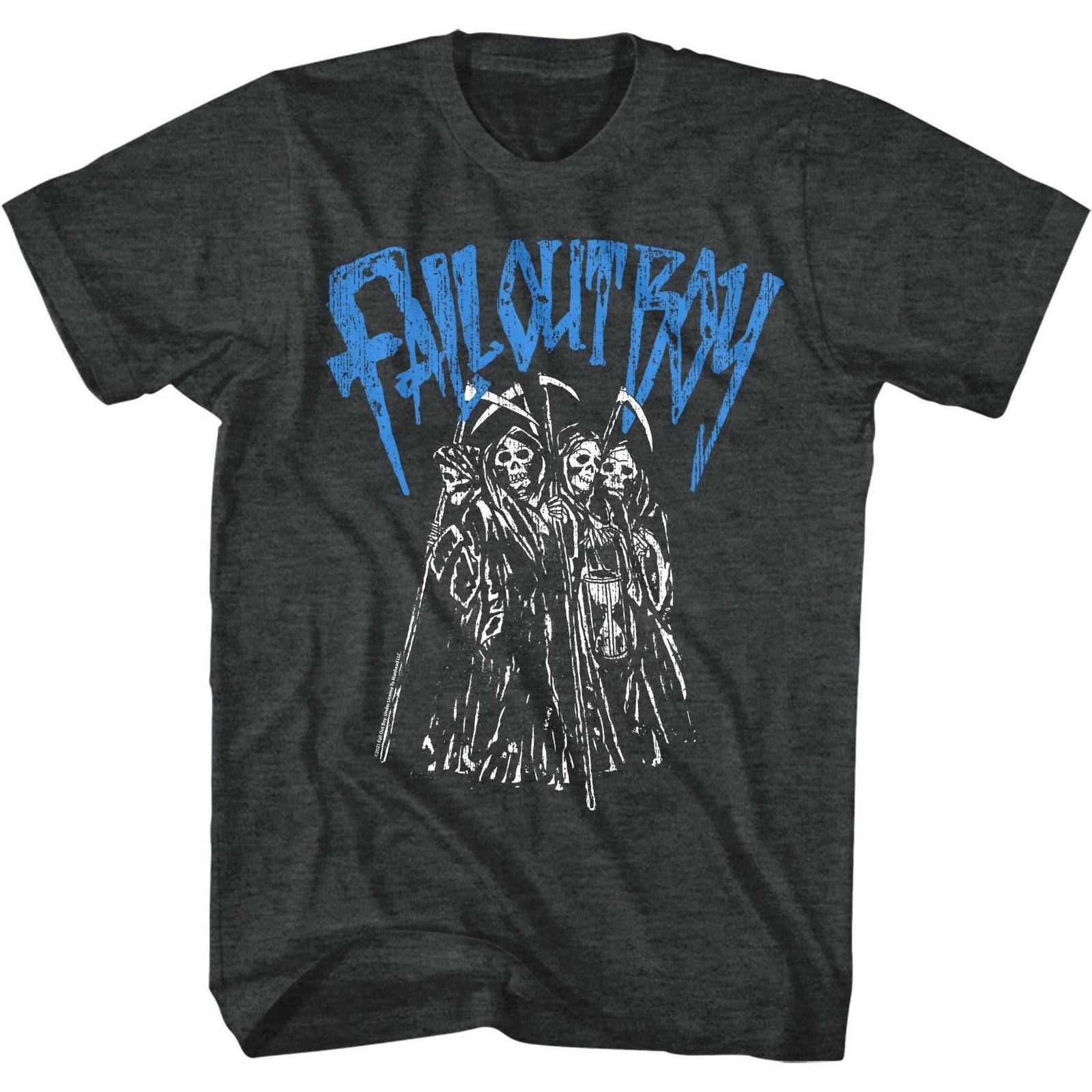 

Fall Out Boy Grim Reapers Men s T Shirt Punk Rock Tee Official Band Merch FOB L