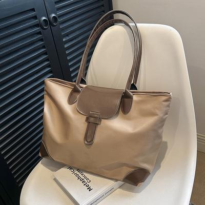 Designer Luxus Nylon Damen Tasche Licht Farbe Kontrast große Kapazität One Schulter Einkaufstasche