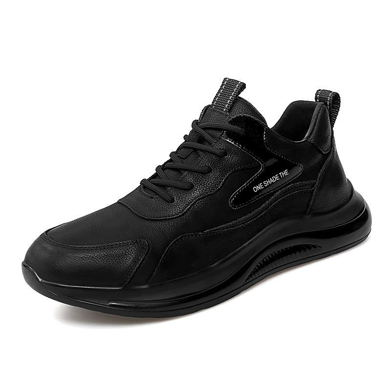 

Мужская обувь с увеличением внутреннего роста, мужская кожаная повседневная спортивная обувь на толстой подошве, обувь для увеличения роста для мужчин 44