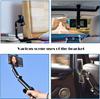 Universal Sun Visor Car Rearview Mirror Phone Holder 1800 Rotate Car Phone Holder Mount Stand Dash Cam GPS Smartphone Bracket
