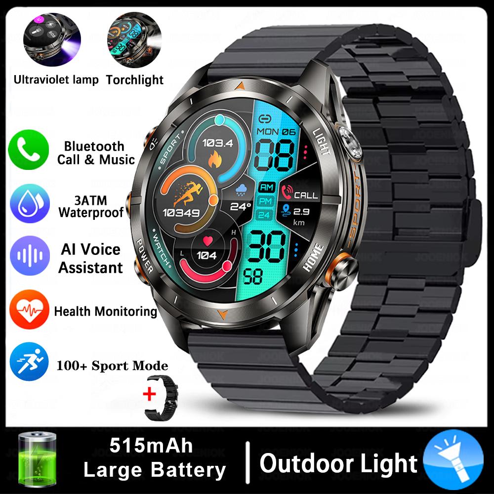 New 100+Sports Modes SmartWatch Men Health Monitoring Music Control Heart Rate Blood Pressure Monitoring  Smart Watch Men