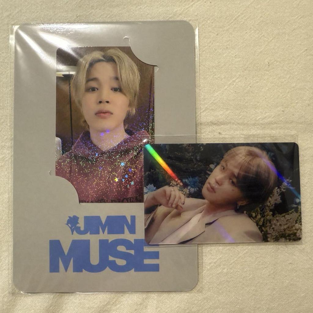 [USED] Jimin Jimin MUSE Trading Card Included, No Missing Items, Bonus Trading Card Blooming